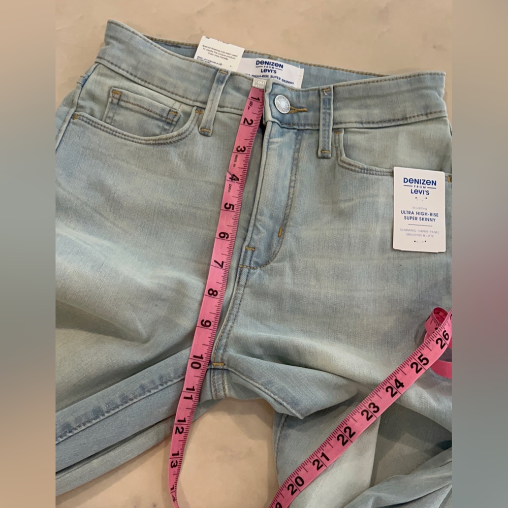 Denizen Levi’s, Women’s, Jeans, Ultra High-Rise, Super Skinny, Denim Jeans. - Picture 7 of 9